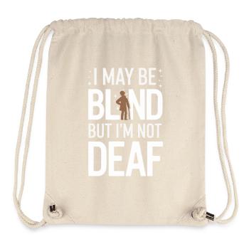 Blind blindness Visually impaired people - Stanley/Stella Recycled Gym Bag - natural - Front