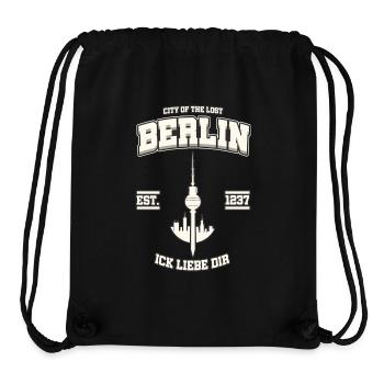 City of the lost - Stanley/Stella Recycled Gym Bag - black - Front