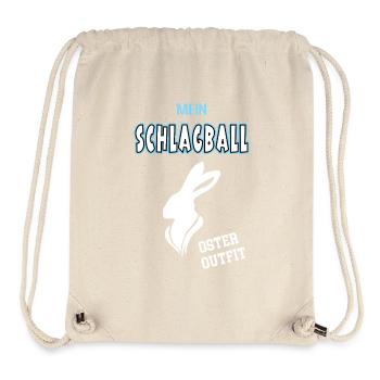 Schlagball Oster Outfit Schlagballspieler Ostern - Stanley/Stella recycelter Gym Bag - Naturweiß - Vorne