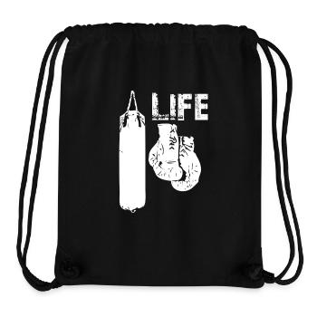Boxing life - Stanley/Stella Recycled Gym Bag - black - Front