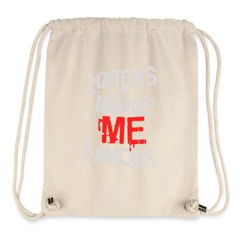 HATERS MAKE ME FAMOUS - Stanley/Stella Recycled Gym Bag - natural - Front