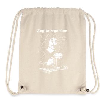 Cogito Ergo Sum - Sac à cordon recyclé Stanley/Stella - blanc naturel - Devant