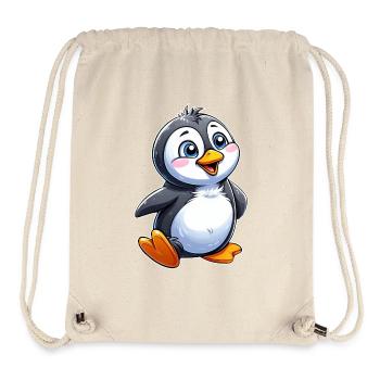 Kuschelpinguin Charme - Stanley/Stella recycelter Gym Bag - Naturweiß - Vorne