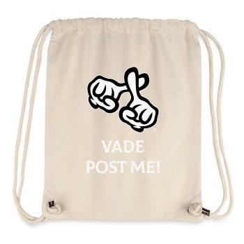 Vade Post Me! (Kreuz / Bibel / Religion / NEG 2C) - Stanley/Stella recycelter Gym Bag - Naturweiß - Vorne