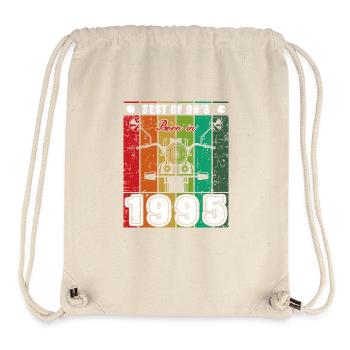 Best Of 90's Geboren 1995 Klassisches Motorrad - Stanley/Stella recycelter Gym Bag - Naturweiß - Vorne