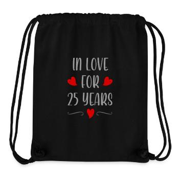 25 years in love - Stanley/Stella Recycled Gym Bag - black - Front