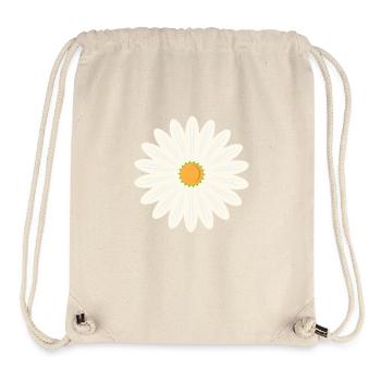 Floraison des marguerites - Sac à cordon recyclé Stanley/Stella - blanc naturel - Devant