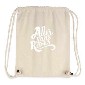 Aller sans retour - Sac à cordon recyclé Stanley/Stella - blanc naturel - Devant