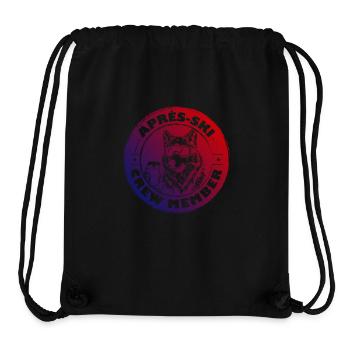 Wolf Après Ski Team Saying Colorful - Stanley/Stella Recycled Gym Bag - black - Front