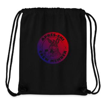 Esel Apres Ski Team Spruch Bunt - Stanley/Stella recycelter Gym Bag - Schwarz - Vorne
