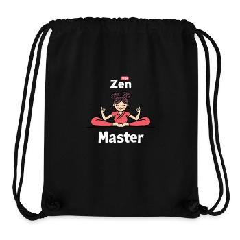 Serenity Yoga Guru - Stanley/Stella Recycled Gym Bag - black - Front