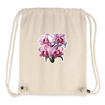 Orchidee - Stanley/Stella recycelter Gym Bag - Naturweiß - Vorne