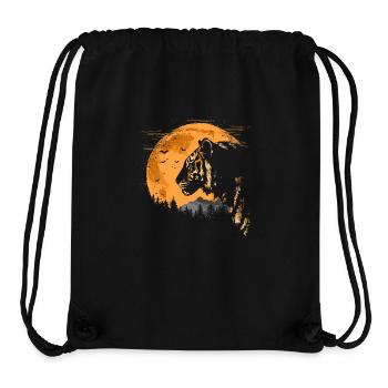 Tiger Wildcat Jungle - Stanley/Stella Recycled Gym Bag - black - Front
