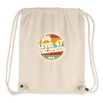 Original 1977 47th Anniversary Retro Gift - Stanley/Stella Recycled Gym Bag - natural - Front