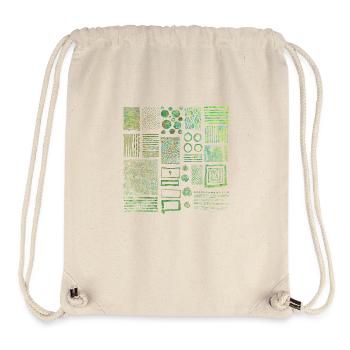 Grafik - Stanley/Stella recycelter Gym Bag - Naturweiß - Vorne