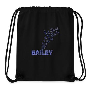 Segeln Bailey - Stanley/Stella recycelter Gym Bag - Schwarz - Vorne