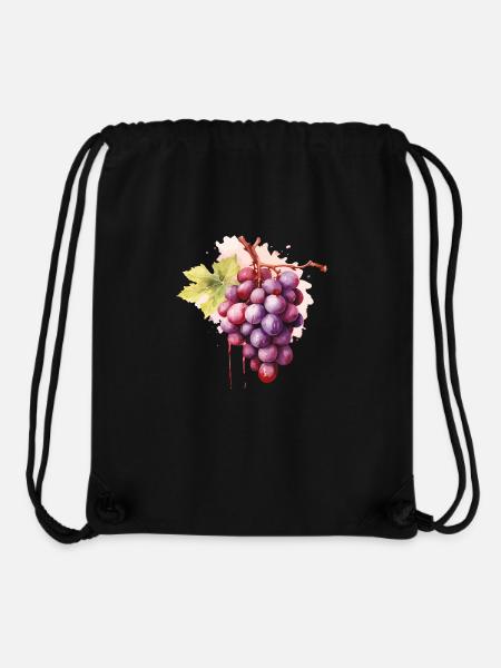 Weintrauben - Stanley/Stella recycelter Gym Bag - Schwarz