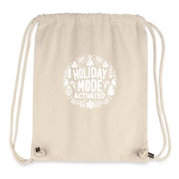 Holiday Mode Activated - Stanley/Stella Recycled Gym Bag - natural - Front