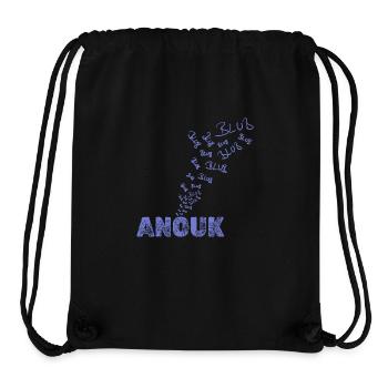 Segeln Anouk - Stanley/Stella recycelter Gym Bag - Schwarz - Vorne