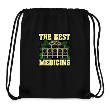 Heilung durch Musik - Stanley/Stella recycelter Gym Bag - Schwarz - Vorne
