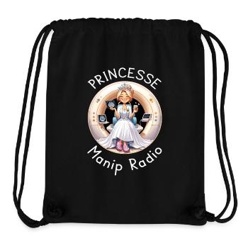 Princesse Manip Radio Manipulatrice Radiologie - Sac à cordon recyclé Stanley/Stella - noir - Devant