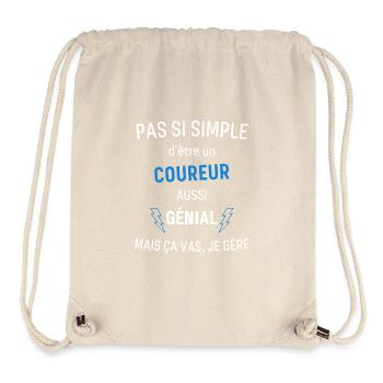 Awesome Runner - Stanley/Stella Recycled Gym Bag - natural - Front