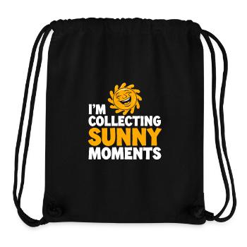 Sunny Summer Moments Vibes Summer Sun - Stanley/Stella Recycled Gym Bag - black - Front