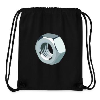 Mutter - Stanley/Stella recycelter Gym Bag - Schwarz - Vorne