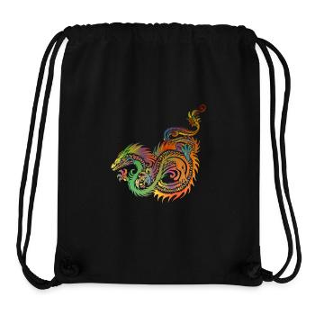 Chinesischer Drache - Stanley/Stella recycelter Gym Bag - Schwarz - Vorne