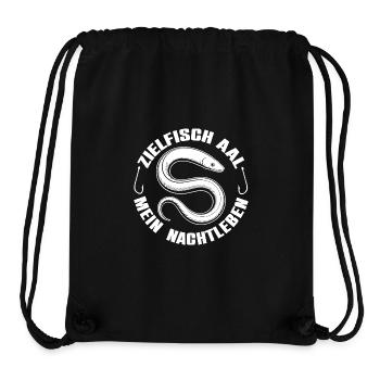 Aal angeln - mein Nachtleben - Stanley/Stella recycelter Gym Bag - Schwarz - Vorne