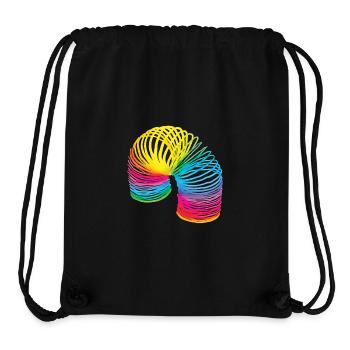 80y spirale BuJa - Sac à cordon recyclé Stanley/Stella - noir - Devant