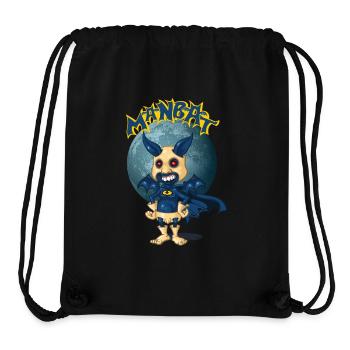 Man Bat - Stanley/Stella recycelter Gym Bag - Schwarz - Vorne