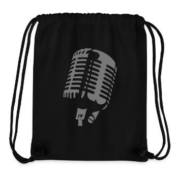 microphone - Stanley/Stella Recycled Gym Bag - black - Front