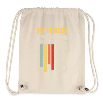 September 1999 Geburtstagsgeschenk September 1999 - Stanley/Stella recycelter Gym Bag - Naturweiß - Vorne
