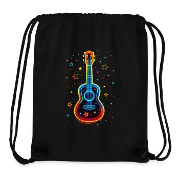 90s Ukulele - Stanley/Stella Recycled Gym Bag - black - Front