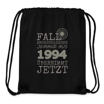 1994 - Stanley/Stella Recycled Gym Bag - black - Front