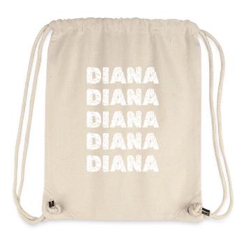 Cadeau pour Diana - Sac à cordon recyclé Stanley/Stella - blanc naturel - Devant