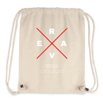 FIER RAVE - Sac à cordon recyclé Stanley/Stella - blanc naturel - Devant