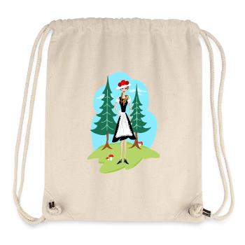 Schwarzwald Mädel Madle - Stanley/Stella recycelter Gym Bag - Naturweiß - Vorne