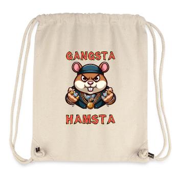 Gangsta Hamsta - Stanley/Stella recycelter Gym Bag - Naturweiß - Vorne