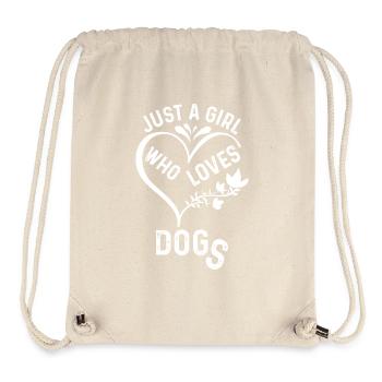 Geschenk Spruch Haustiere Hund Dog Love Frauen - Stanley/Stella recycelter Gym Bag - Naturweiß - Vorne