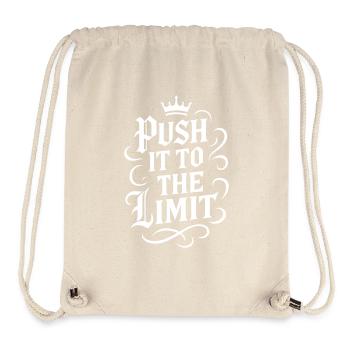 Push it to the limit - Stanley/Stella recycelter Gym Bag - Naturweiß - Vorne