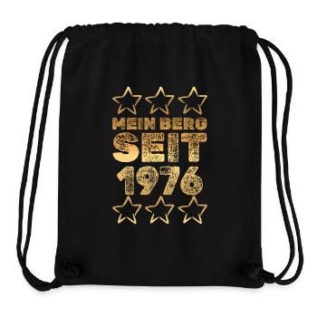 in 1976 - Stanley/Stella Recycled Gym Bag - black - Front