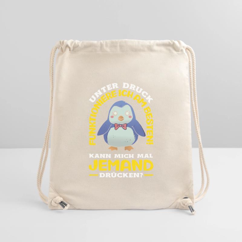 I function best under pressure Stanley/Stella Recycled Gym Bag