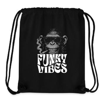 Monkey Funk Vibes - Stanley/Stella Recycled Gym Bag - black - Front