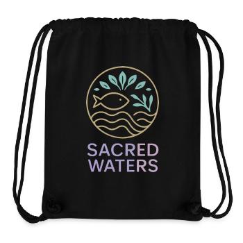 Sacred Waters (Heilige Wasser) - Stanley/Stella recycelter Gym Bag - Schwarz - Vorne