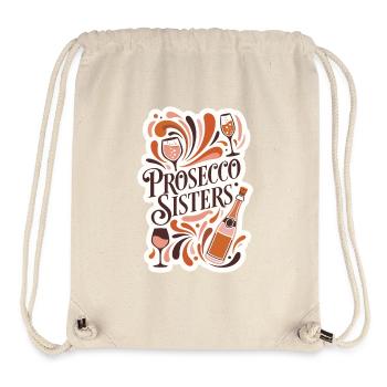 Fête des Sœurs Prosecco - Sac à cordon recyclé Stanley/Stella - blanc naturel - Devant