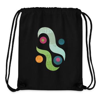 Yoga design_46 - Stanley/Stella Recycled Gym Bag - black - Front