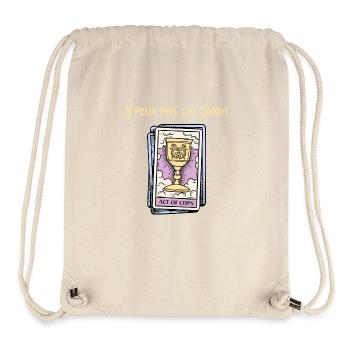 J'peux pas j'ai Tarot humour cadeau Joueur de Cart - Sac à cordon recyclé Stanley/Stella - blanc naturel - Devant