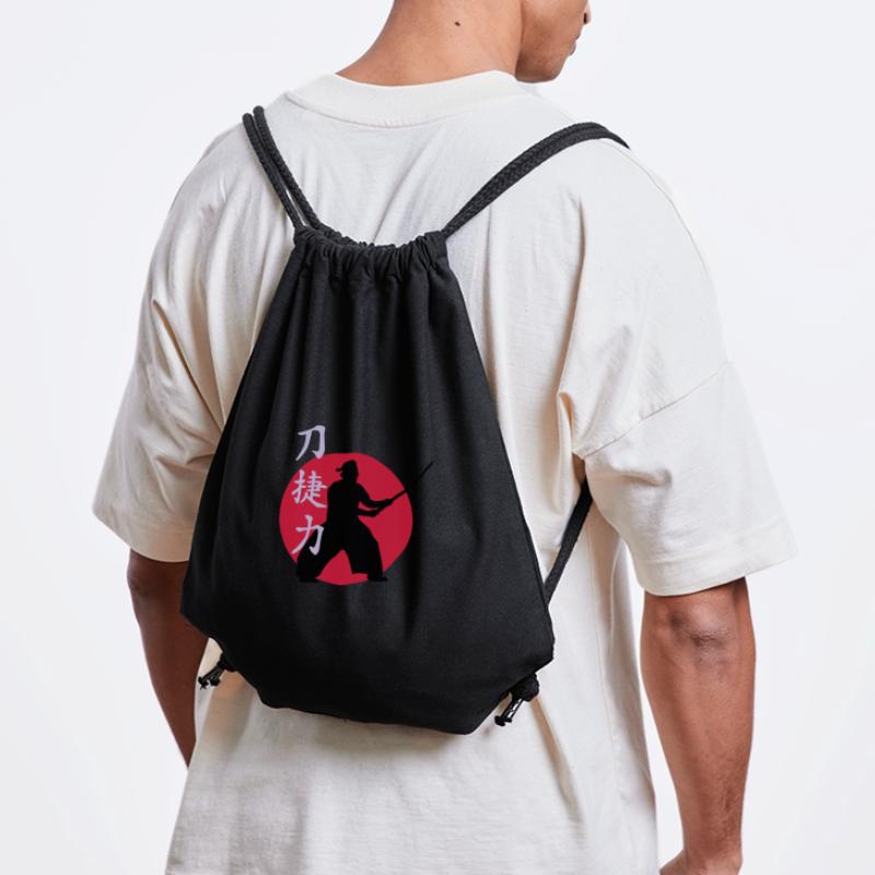 samurai_strength_victory_sword_3c Stanley/Stella Recycled Gym Bag
